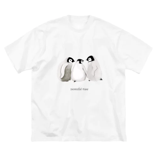 皇帝ペンギンのヒナ２ ビッグシルエットTシャツ