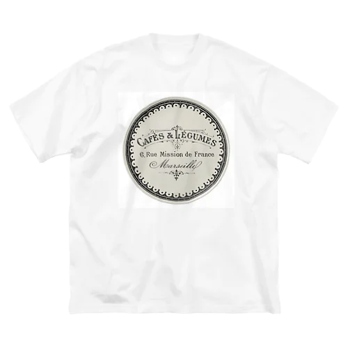 フランス・マルセイユ CAFE Marseille  Big T-Shirt