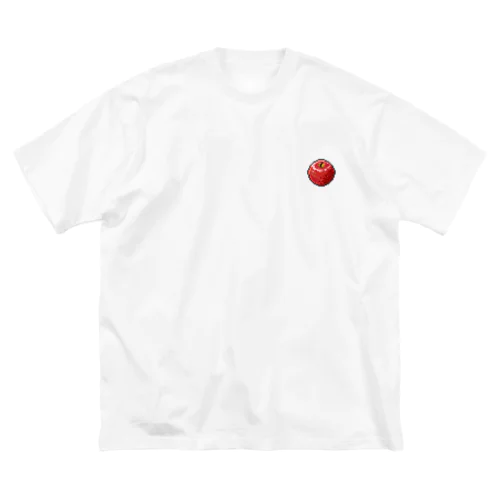 ドット絵りんご ビッグシルエットTシャツ