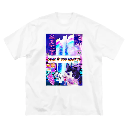 Spaz:Vaporwave  ビッグシルエットTシャツ