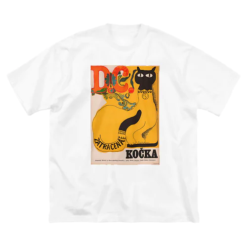 チェコ・KOCKA（=チェコ語で猫） ビッグシルエットTシャツ