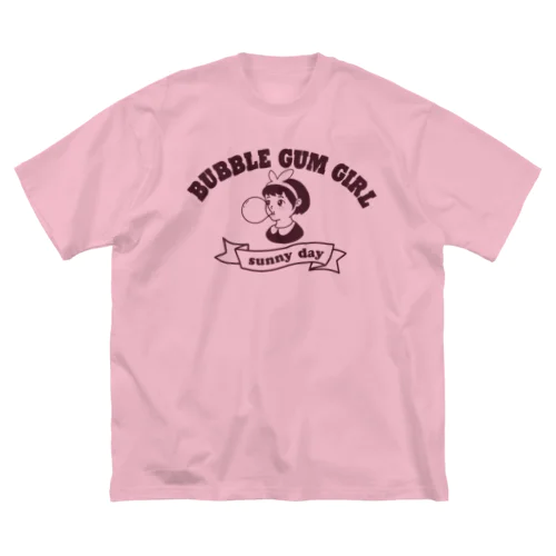 バブルガムガール(リボンVr) Big T-Shirt