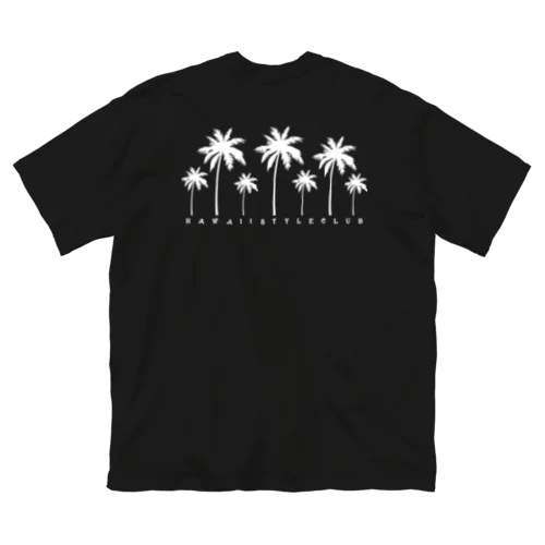 〔Back Print〕 Palm tree ビッグシルエットTシャツ