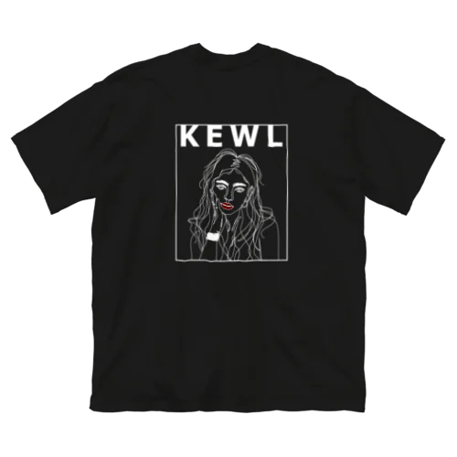KEWL![バックプリント] ビッグシルエットTシャツ