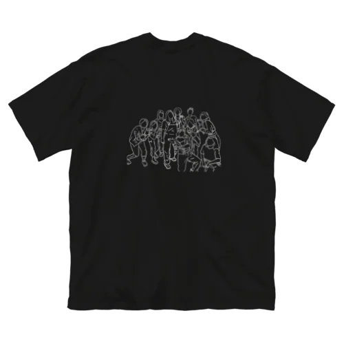 Moment白字 ビッグシルエットTシャツ