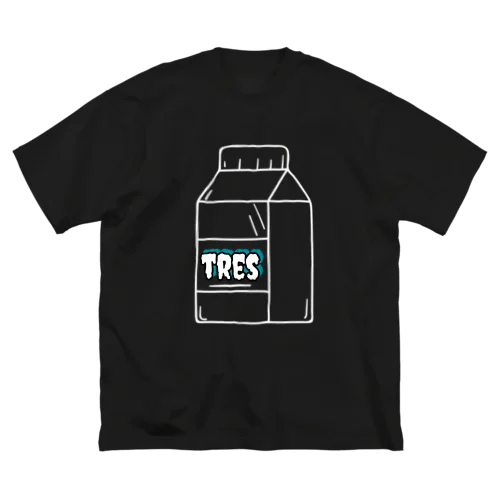 TRES milk ビッグシルエットTシャツ