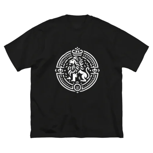 ロゴ　ハプスブルク（シロ） ビッグシルエットTシャツ