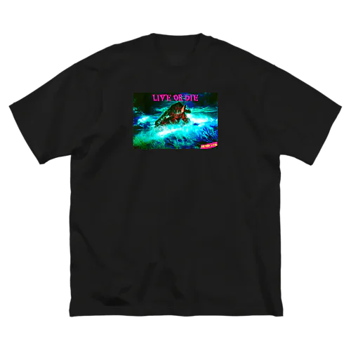 LIVE OR DIE ビッグシルエットTシャツ