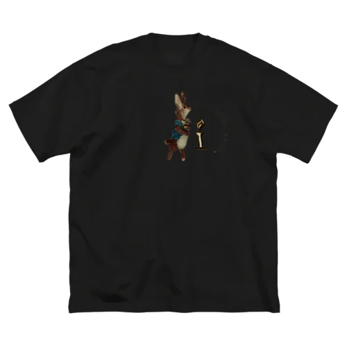 蝋燭に火を灯す岬のうさぎ Big T-Shirt