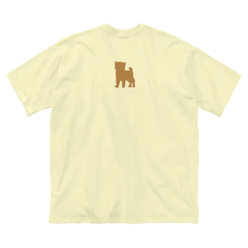 幼児体系マメシバ子犬シルエット Big T-Shirt