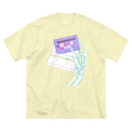 炭酸カルシウム -Casette- ビッグシルエットTシャツ