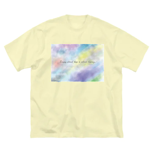 雲T ビッグシルエットTシャツ