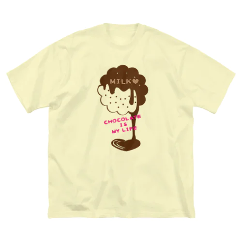 CT98 CHOCOKATE IS MY LIFE*Ｃ ビッグシルエットTシャツ