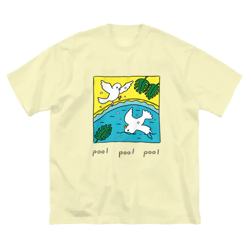 pool とり ビッグシルエットTシャツ