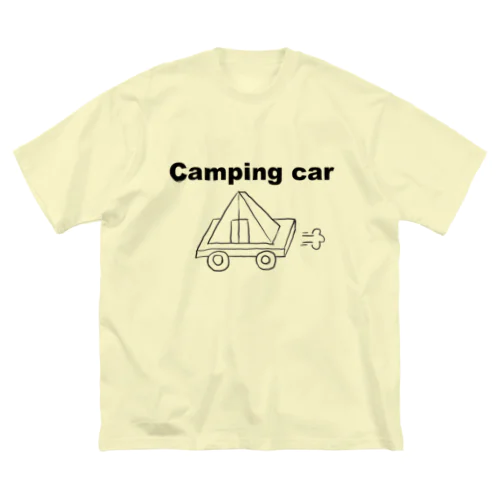 キャンピングカー ビッグシルエットTシャツ