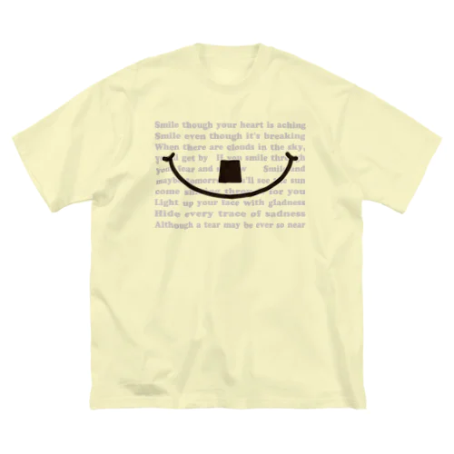 ちょびヒゲSMILE ビッグシルエットTシャツ