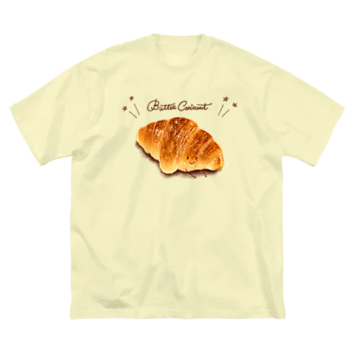 バタークロワッサン ビッグシルエットTシャツ