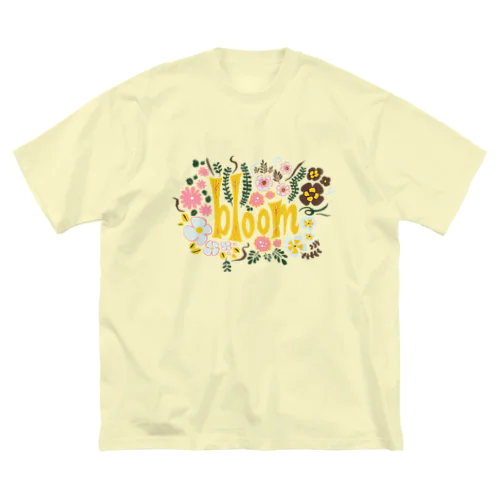 🌸 満開の花束（イエロー） Big T-Shirt