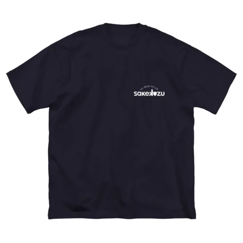 SAKEKUZU_White ビッグシルエットTシャツ