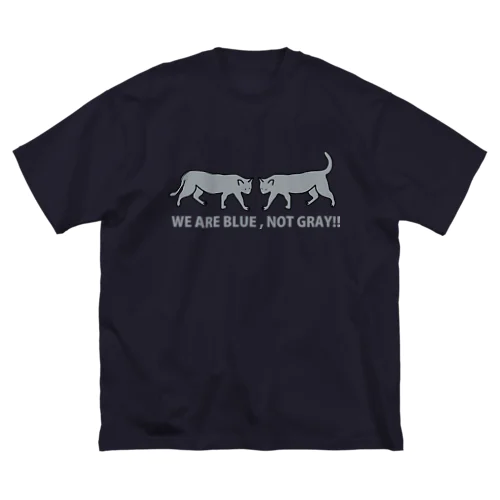 WE ARE BLUE, NOT GRAY!! ビッグシルエットTシャツ