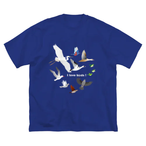 I love birds D 特大   ビッグシルエットTシャツ