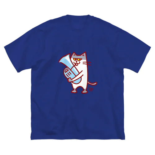 どや猫楽団・ユーフォニアム ビッグシルエットTシャツ