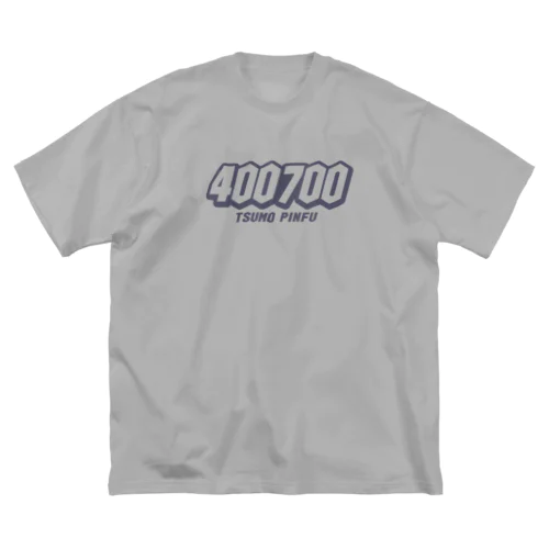 【麻雀】400700（グレー文字） ビッグシルエットTシャツ