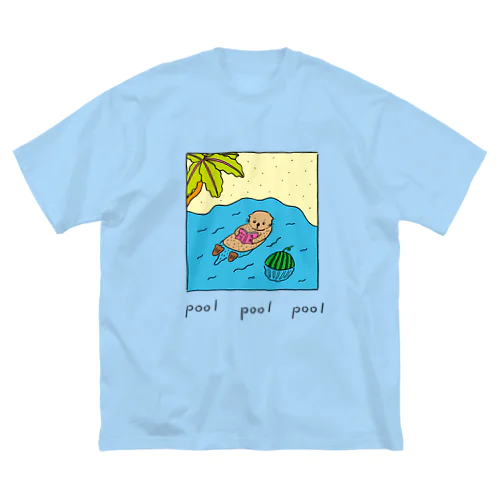 pool ラッコ ビッグシルエットTシャツ