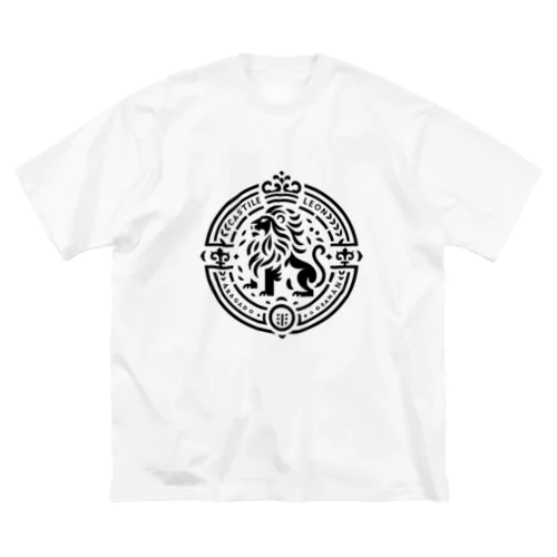 ロゴ　ハプスブルク（クロ） ビッグシルエットTシャツ