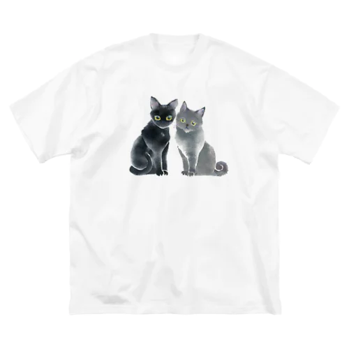 水引猫 初恋 duo 3 ビッグシルエットTシャツ