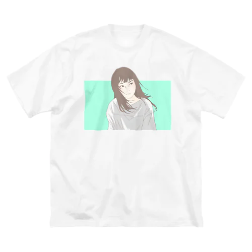 なびくガール ビッグシルエットTシャツ