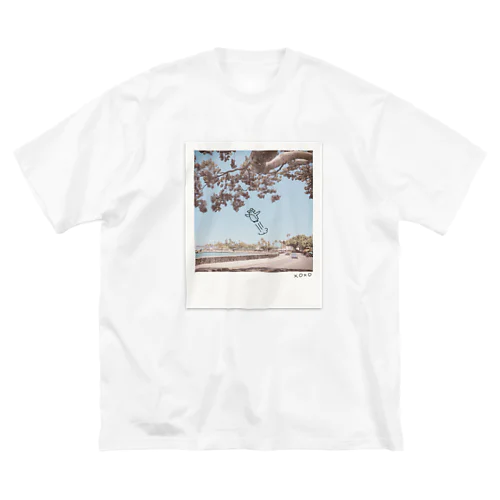 空飛ぶペンギンポラ ビッグシルエットTシャツ