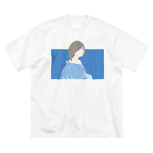 ふりむくガール Big T-Shirt