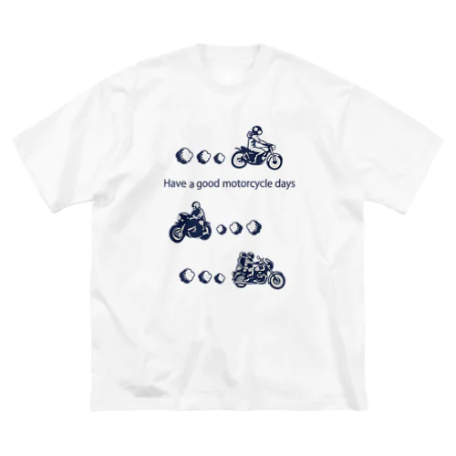 モーターサイクル日記(NB) ビッグシルエットTシャツ