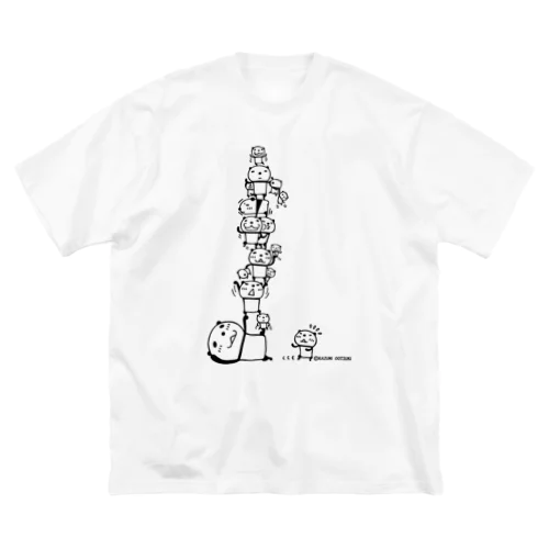 パンダの限界『パンダからの伝言』 ビッグシルエットTシャツ