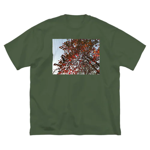 201910181619002　桜の紅葉 ビッグシルエットTシャツ