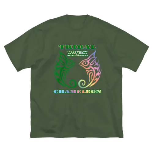 TRIBAL CHAMELEON Big T-Shirt