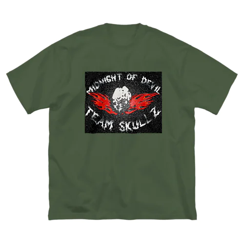 TEAM SKULLZ　BLKWRAPPING ビッグシルエットTシャツ