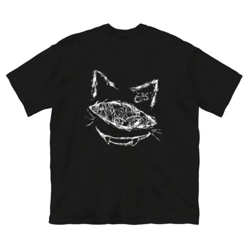 面玉猫Tシャツ Big T-Shirt