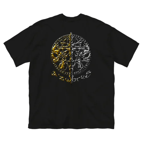 TRIBALCROSS GLD&SIL SCALES ビッグシルエットTシャツ