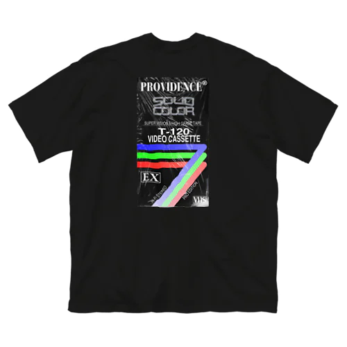 PROVIDENCE® VHS ビデオカセット パッケージ ビッグシルエットTシャツ