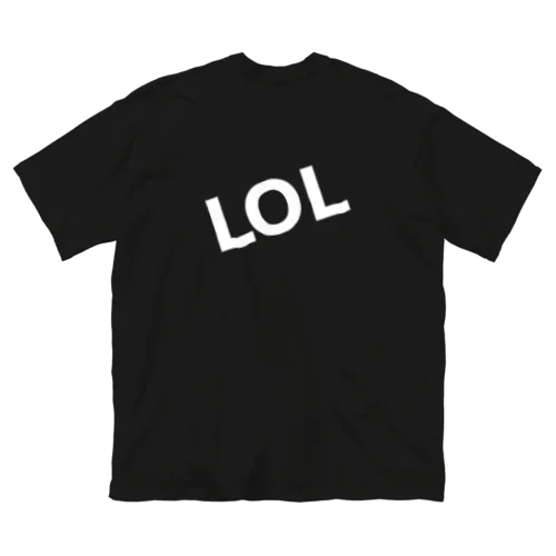 LOLビッグシルエットパーカー黒 ビッグシルエットTシャツ