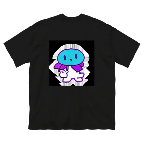 サイケぶりぶりやりらふぃー（背面プリント） Big T-Shirt