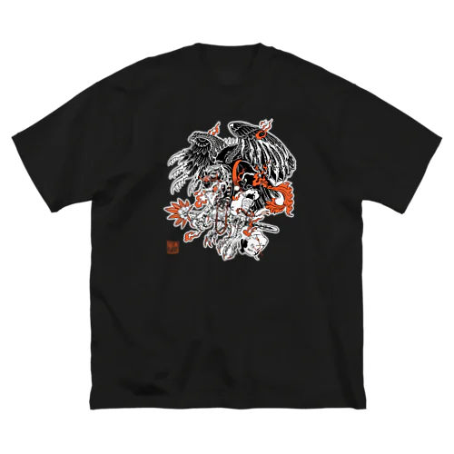 鴉天狗 ビッグシルエットTシャツ