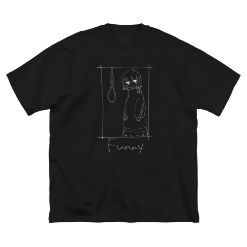 くびつりFunny黒系 Big T-Shirt