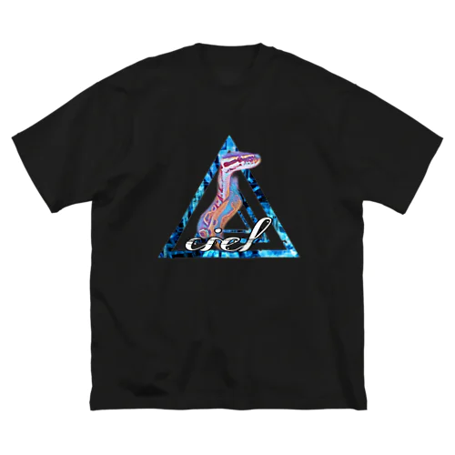 Triangle  Python big T ビッグシルエットTシャツ