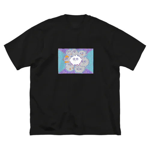 どうぶつたちの考え事 ビッグシルエットTシャツ