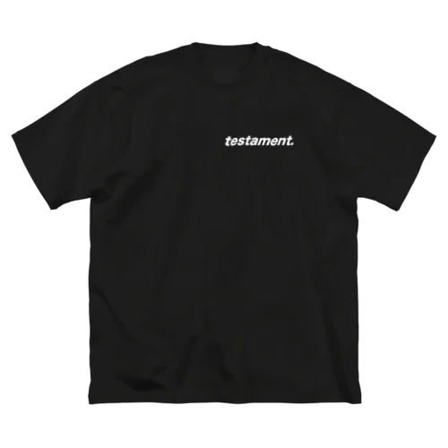 TESTAMENT Logo　 ビッグシルエットTシャツ