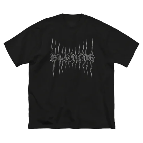 BURNING  outline ビッグシルエットTシャツ