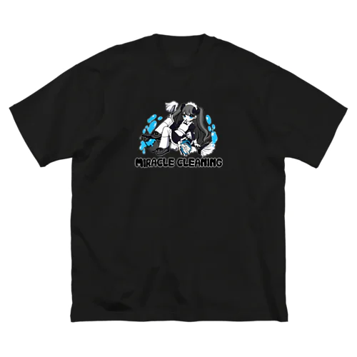 MIRACLE CLEANINGちゃん ビッグシルエットTシャツ